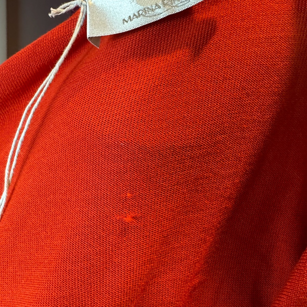 NWT - Marina Rinaldi Voyage Red V-Neck Sweater - Size XL/size 20 - Picture 7 of 16